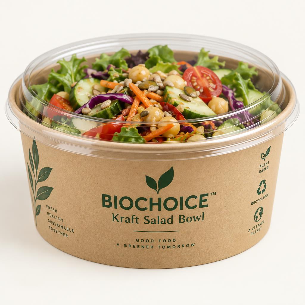 Kraft Salad Bowl with Lid